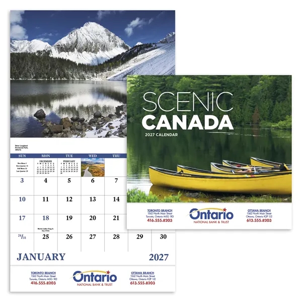 Good Value™ Scenic Canada - Stapled Calendar