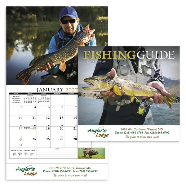 Products Fishing Guide Appointment Calendar - Stapled