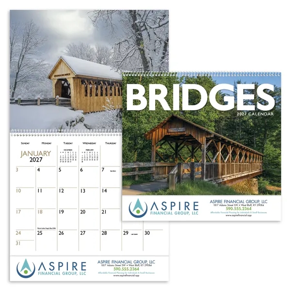 Triumph® Calendars Bridges Calendar