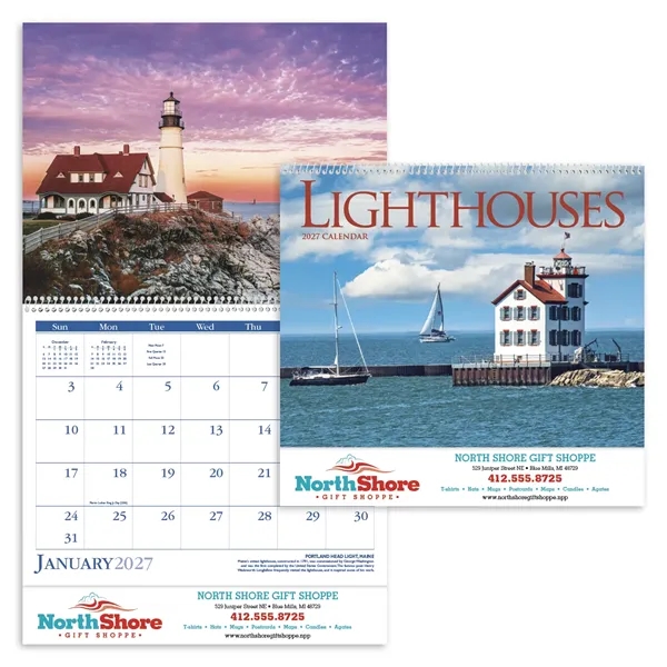 Triumph® Calendars Lighthouses Calendar
