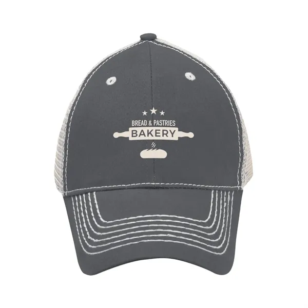 Heavy Stitch Cap With Mesh
