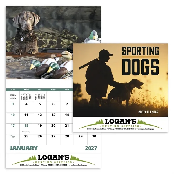 Good Value™ Sporting Dogs - Stapled Calendar