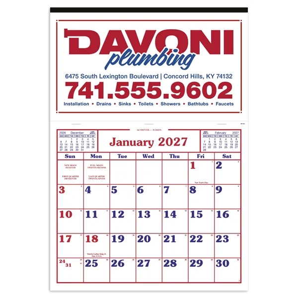Skinner & Kennedy® Billboard Apron Calendar