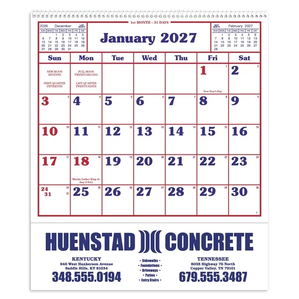 Skinner & Kennedy® Home/Office Appointment Calendar