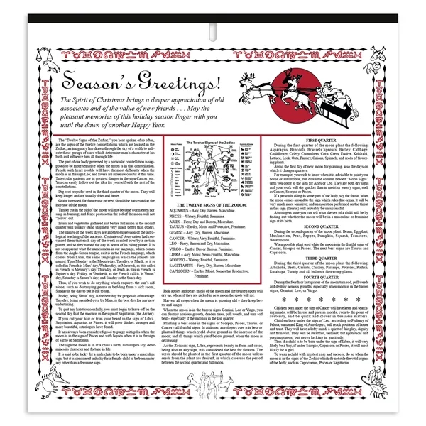 Skinner & Kennedy® Almanac Calendar