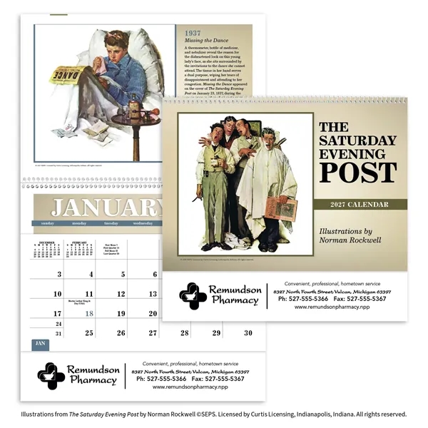 Triumph® Calendars The Saturday Evening Post Pocket Calendar