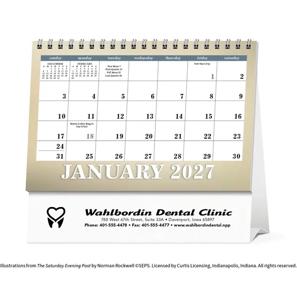Triumph® Calendars The Saturday Evening Post Large Desk C...