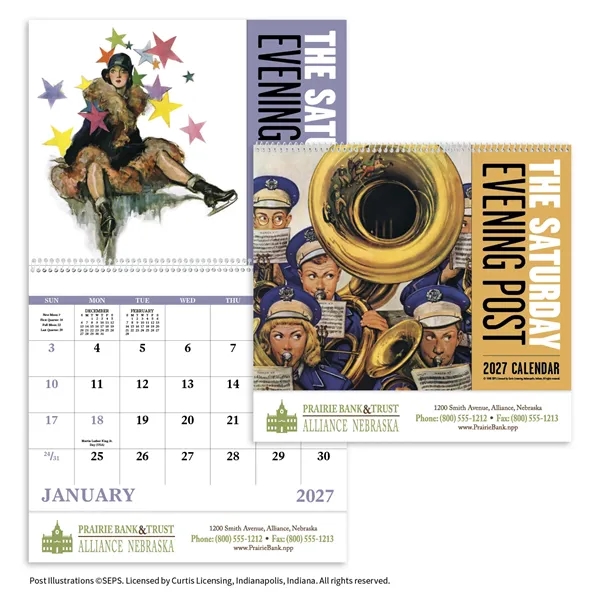 Good Value™ The Saturday Evening Post - Spiral Calendar