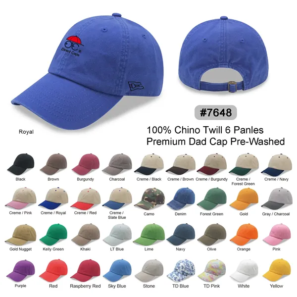 6 Panels Relaxed Golf Hat Dad Cap