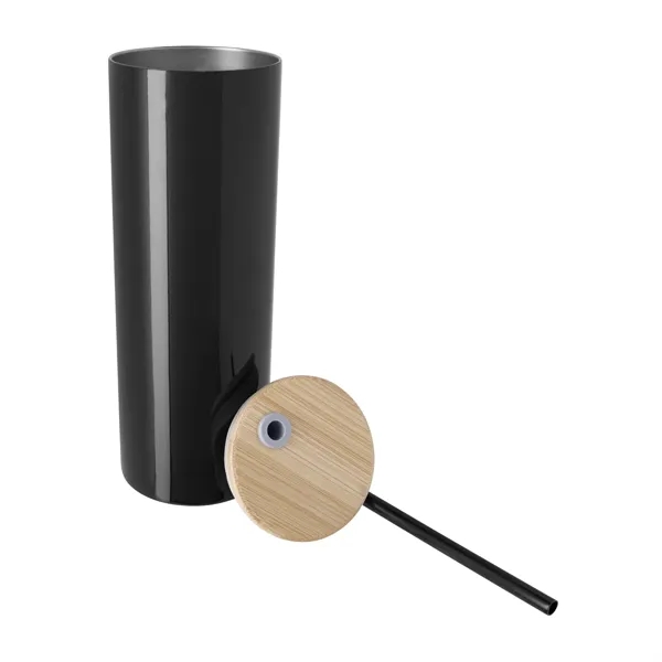 Good Value™ Double-Wall Stainless Steel Tumbler with Bamb...