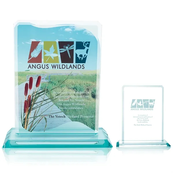 JAFFA® Clipped Jade Crystal Award