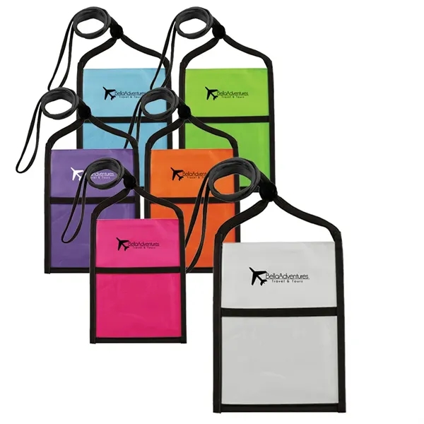 Two Tone Double Window Pouch