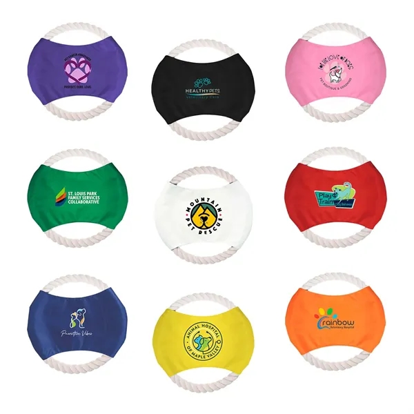 Full Color Fido Flier Dog Rope Toy