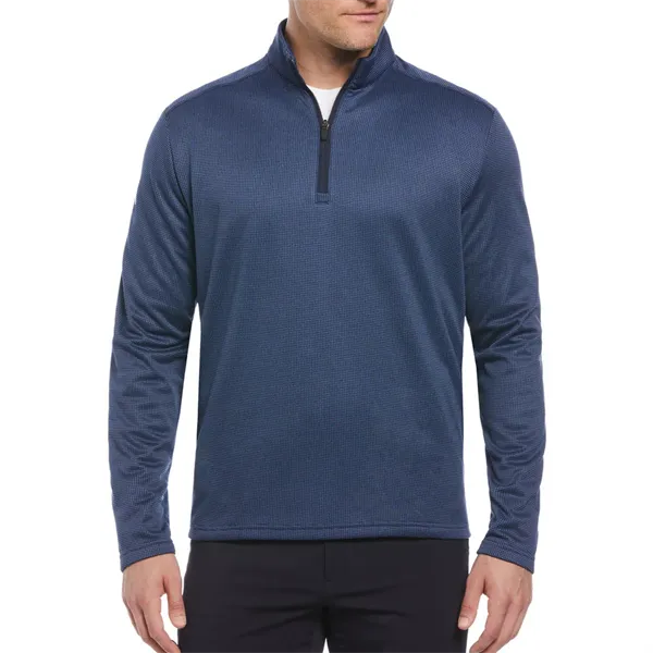 Callaway Men's Houndstooth 1/4- Zip Pullover