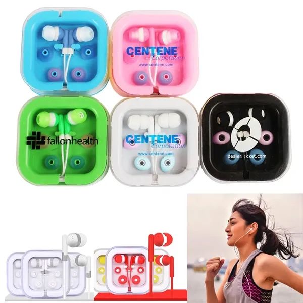 Ear Buds In Case With Matching Covers - Giveaway