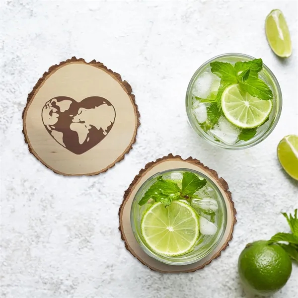 Tree Slice Wood Coasters