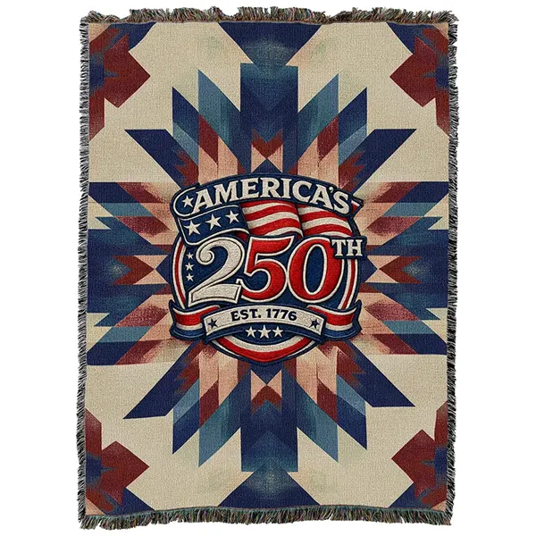 America's 250th Woven Blanket 12 Designs Collection USA Made