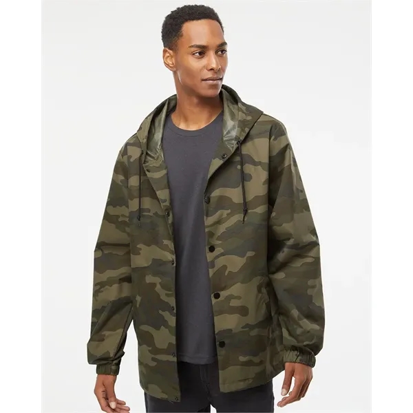 Independent Trading Co. Men's Water-Resistant Hooded Wind...
