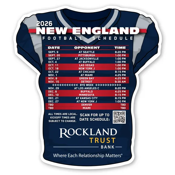Football Schedule Magnet