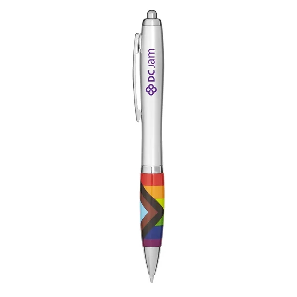 Rainbow Pride LGBTQ+ Recycled ABS Ballpoint Pen.