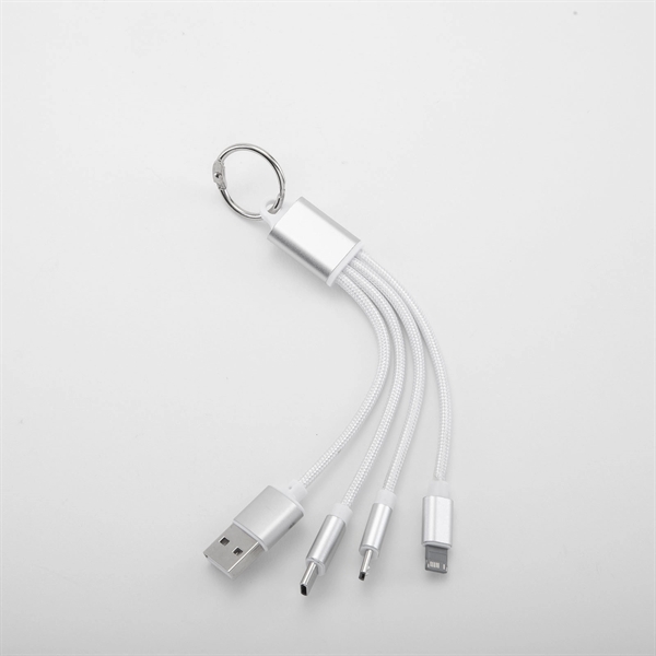 3-in-1 Keychain Charging Cable