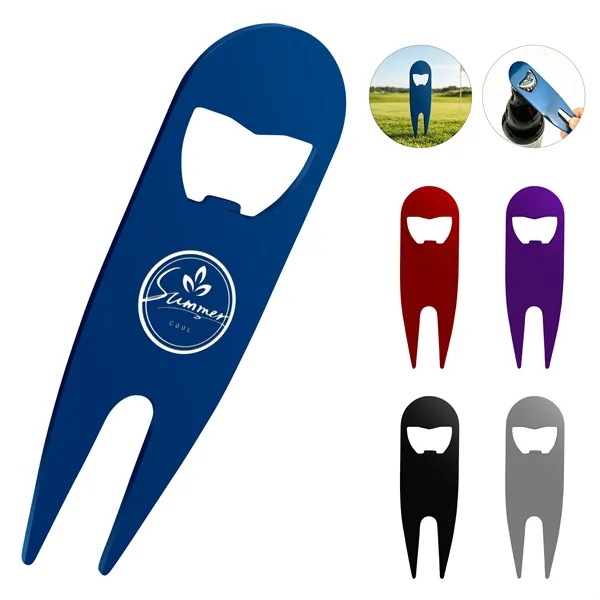 2 In 1 Metal Golf Divot Repair Tool Bottle Opener