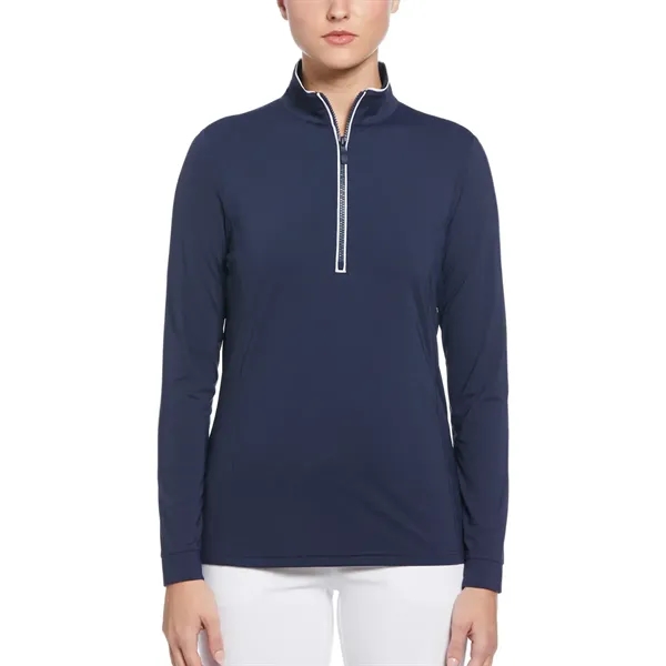 Original Penguin Ladies Lightweight Veronica 1/4-Zip Pullove