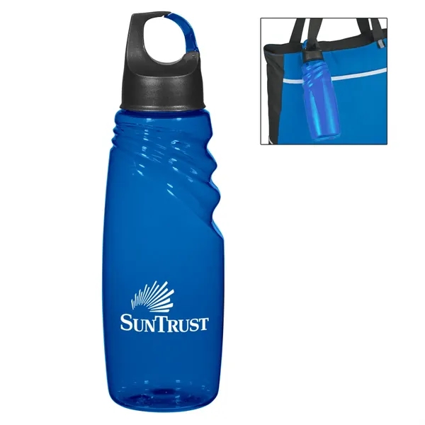 24 Oz. Crest Carabiner Sports Bottle