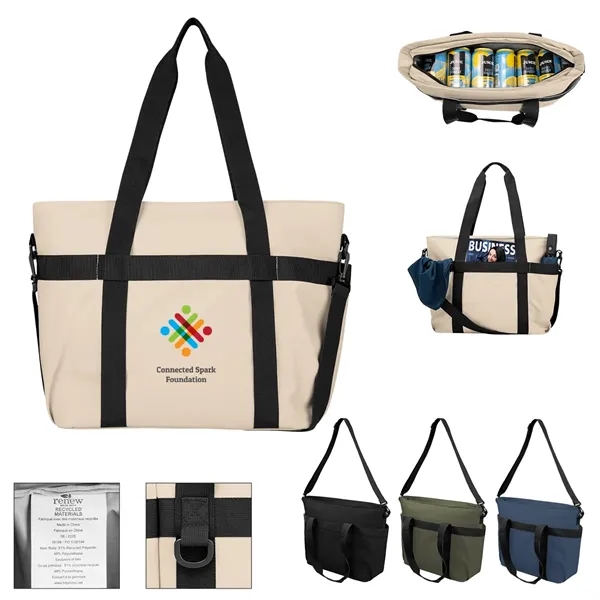 Hudson rPET 36 Can Cooler Tote Bag