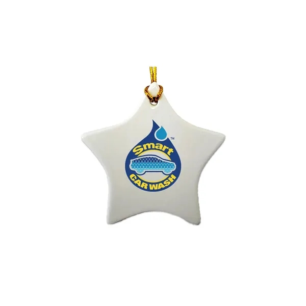 3" Ceramic Star Ornament