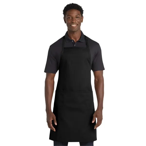 Port Authority Easy Care Extra Long Bib Apron with Stain ...