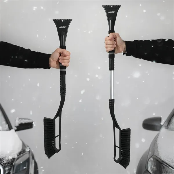 Blizzard Wizard Detachable, Extendable Snow Brush/Scraper