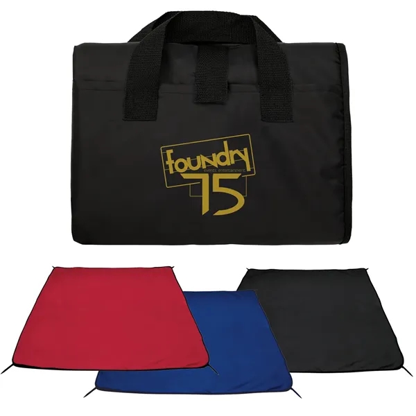 Water-Resistant Recycled Picnic Blanket with Stakes