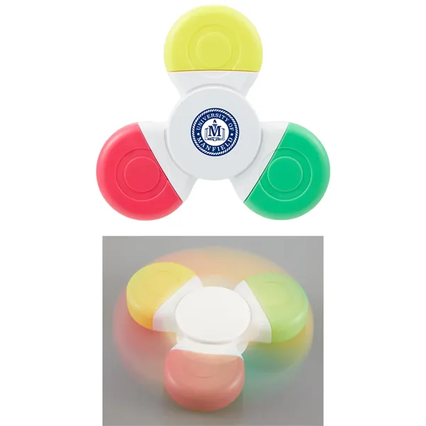 Multi-Ink Spinner Highlighter