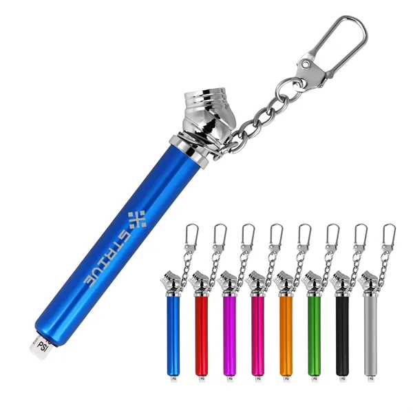 Mini Pencil Tire Pressure Gauge W/ Keychain 10 50 PSI
