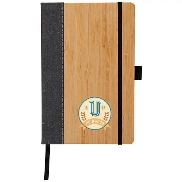 Fc Saratoga Horizon Bamboo & Leather Journal