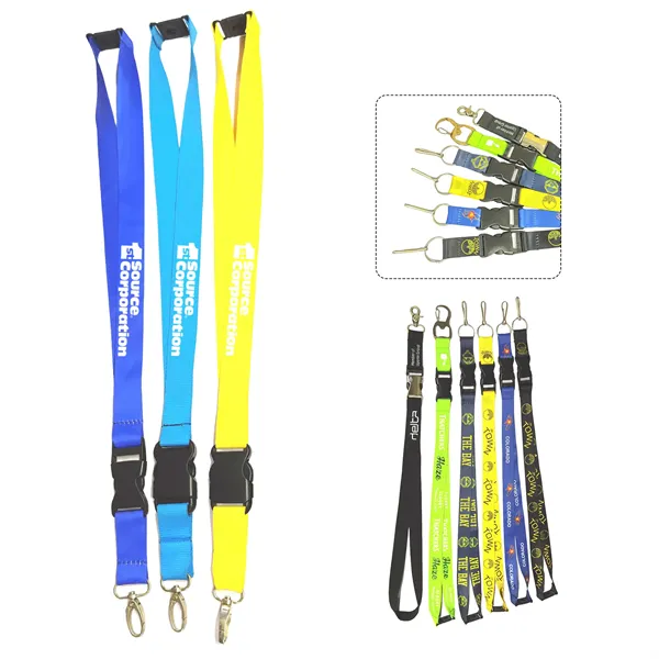 Custom 1" Reflective Lanyard with Lobster Claw