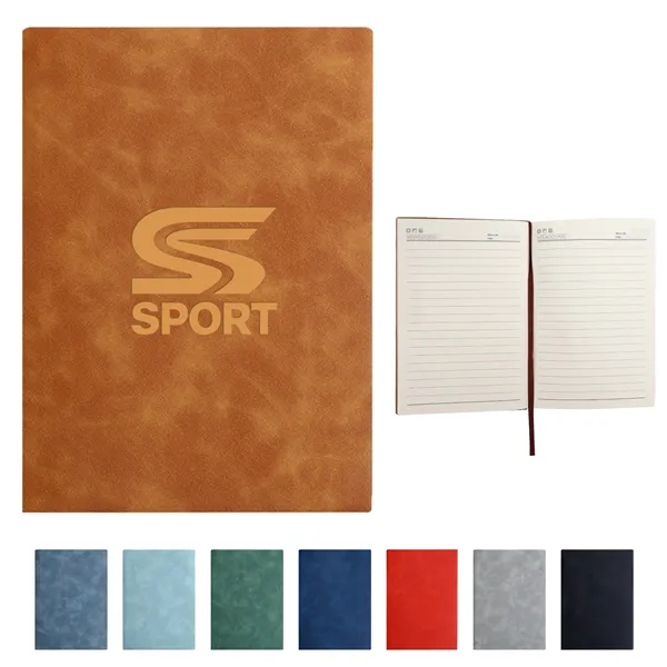 A5 Soft Cover Leather Travel Notebook Journal