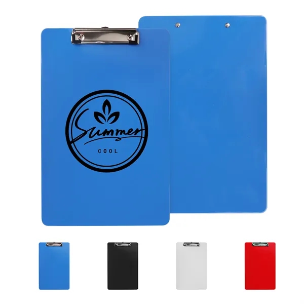 A4 Plastic Clipboard W/ Retractable Hanging Hole
