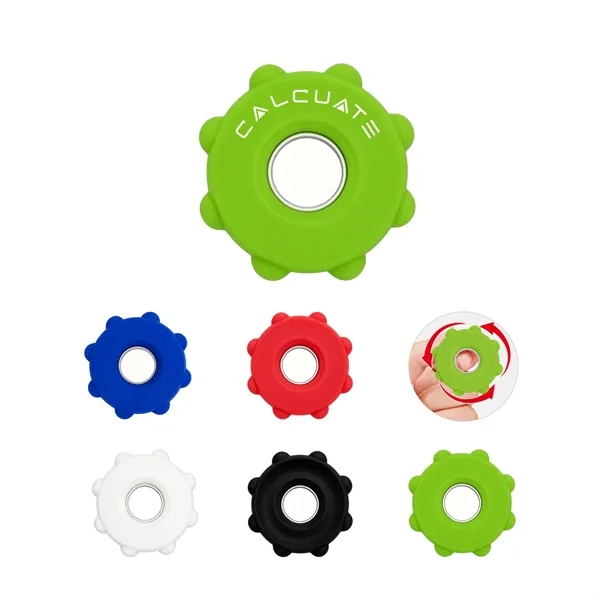 Silicone Pop Finger Spinner Sensory Toy For Stress Relief