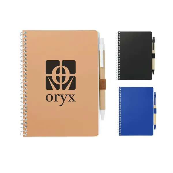 FSC® Mix 5' x 7' Spiral Notebook with Pen