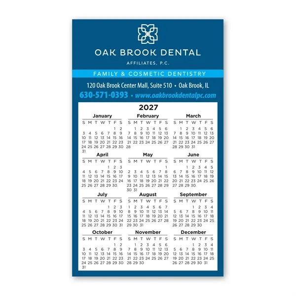 Calendar Sq Crnr Magnet 2-29/32 x 4-15/16