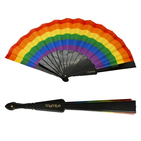 Rainbow Accordion Fan