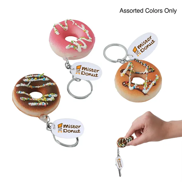 Squishy Donut Keychain