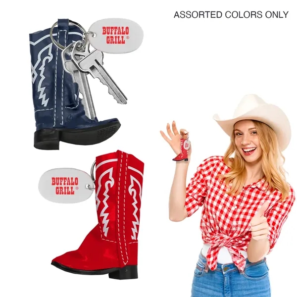 Cowboy Boot Keychain