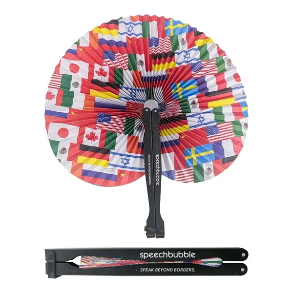 Flag Paper Fan