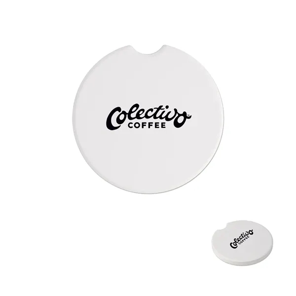 Round Ceramic Car Coaster