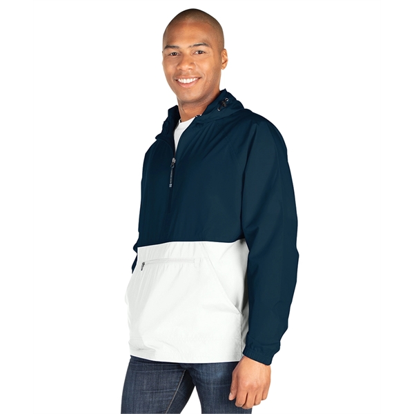 Color Blocked Pack-N-Go® Pullover