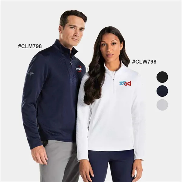 Callaway® Diamond Quilted Fleece Women's 1/4-Zip Pullover