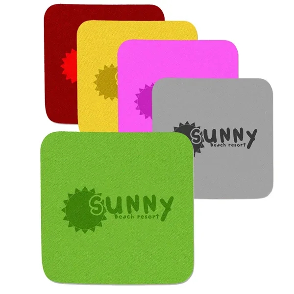 4" Squared Foam Custom Coaster
